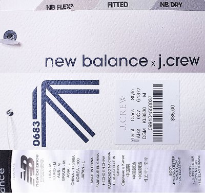 画像3: New balance x J.Crew 0683 NB DRY FLEX L/S 3D Stretch Reflect Shirts GreenGray 
