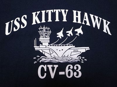 画像2: Deadstock 1980'S USS KITTY HAWK CV-63 Tシャツ Murina 綿 100% アメリカ製