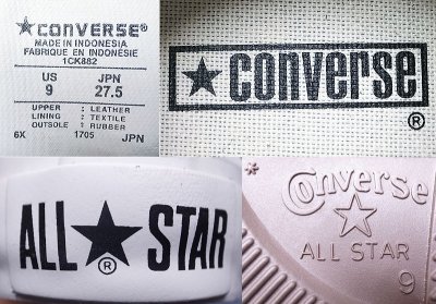 画像3: CONVERSE STAR & BARS (JACK STAR) SUEDE（本革）黒×白 ジャック・スター