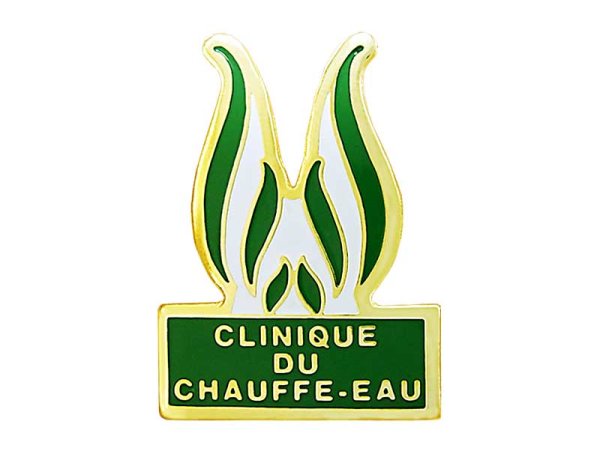 画像1: Vintage Pins（ヴィンテージ・ピンズ） #0375 "CLINIQUE DU CHAUFF-EAU" Pins FR (1)