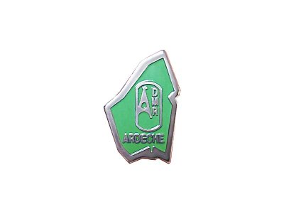 画像1: Vintage Pins（ヴィンテージ・ピンズ） #0389  "DMR ARDECHE Green" Pins France