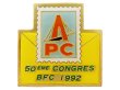 画像1: Vintage Pins（ヴィンテージ・ピンズ） #0411 "APC 50eme CONGRES BFC 1992" (1)