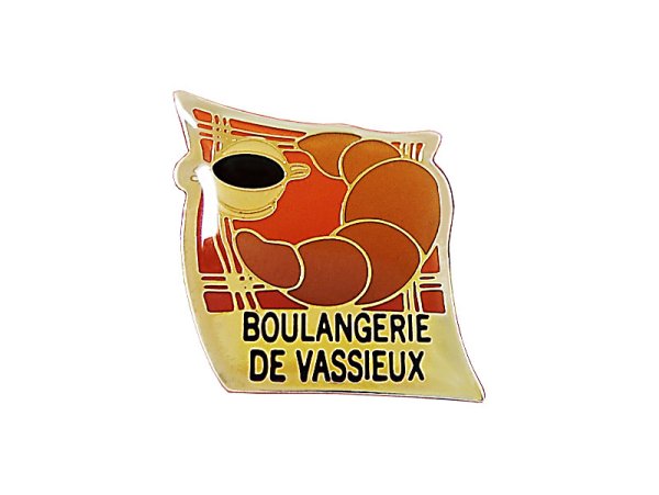 画像1: Vintage Pins（ヴィンテージ・ピンズ） #0428 "BOULANGERIE DE VASSIEUX" Pins (1)
