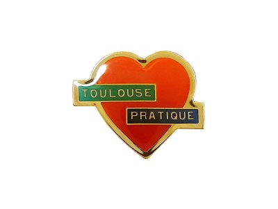 画像1: Vintage Pins（ヴィンテージ・ピンズ） #0482  "TOULOUSE PRATIQUE " Pins  FR