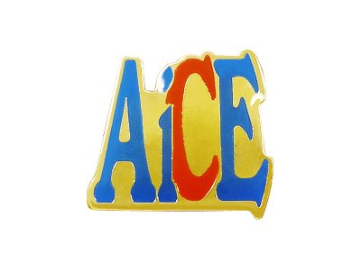 画像1: Vintage Pins（ヴィンテージ・ピンズ） #0492 "AiCE" Vintage Pins 1990'S France
