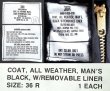 画像6: Deadstock 1988'S US.Navy All Weather Coat 米海軍 オールウェーザーコート　黒 (6)