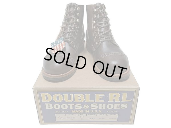 画像1: Double RL(RRL) WYTHE  BOOTS 茶 USA製 ダブルアールエル ワークブーツ (1)