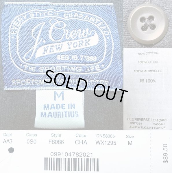 画像4: J.Crew Chamois Shirts CHA Wash加工 ジェイ・クルー シァモアシャツ 紺 (4)