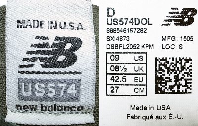 画像3: New Balance US574DOL Made in USA ニューバランス 574 アメリカ製 日本未発売