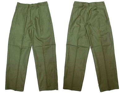 画像1: Deadstock 1980-90'S French Military Twill Utility Pants ODEN-DELCROIX 76M