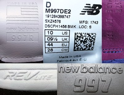 画像3: New Balance M997DE2 All Suede Leather×Stretch Socks  二重構造 アメリカ製