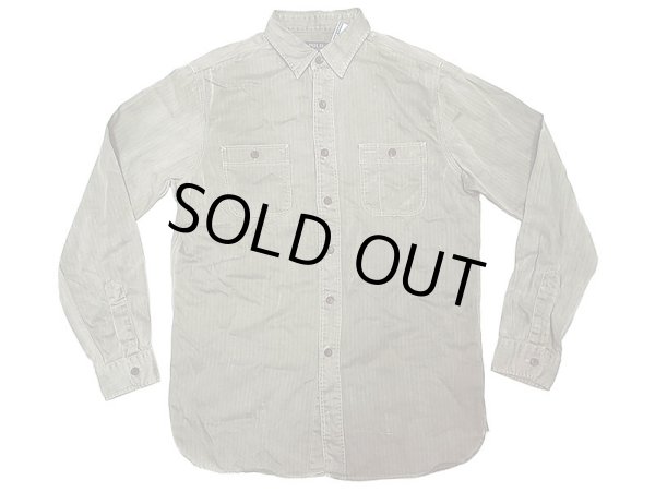 画像1: POLO Ralph Lauren HBT Work Shirts OG ポロ・ラルフ ヘリンボーンワークシャツ (1)
