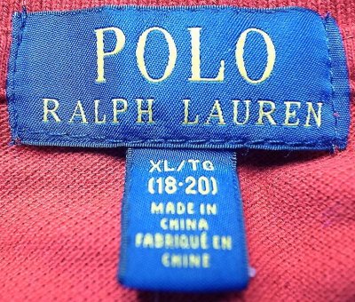 画像2: POLO BEAR by RALPH LAUREN  ポロ・ベアー ポロシャツ 赤 ラルフ・ローレン
