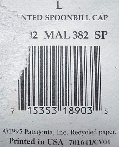 画像3: Deadstock 1995'S Patagonia VENTED SPOONBIL CAP パタゴニア アメリカ製