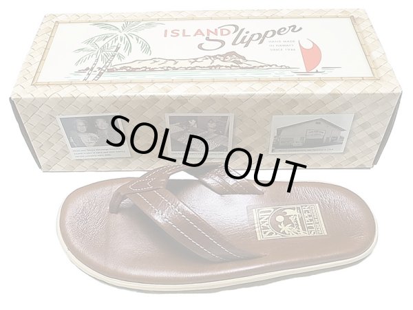 画像1: 【SALE】ISLAND Slipper BUFF アイランド・スリッパ Made in HAWAII 本革 アメリカ製 (1)