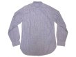 画像2: J.CREW Dot Blue Chambray Shirts  Chin-Strap One-Wash ドット抜染 柄　 (2)
