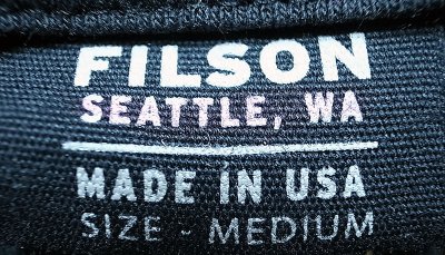 画像3: Filson Graphic Tee "C.C.Filson 白頭鷲" Made in USA 黒 フィルソン グラフィックT 