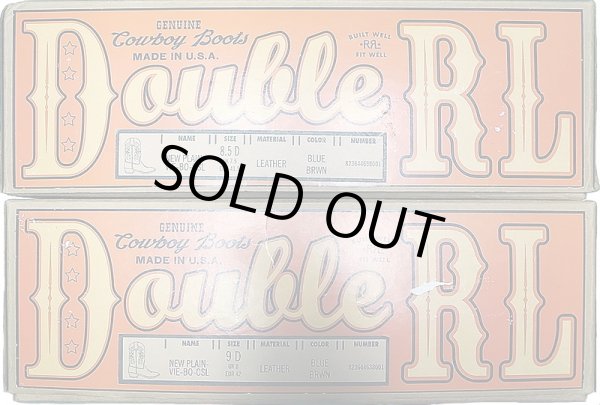 画像12: Double RL(RRL) NEW PLAINVIE BOOTS CLASSIC 青×茶 ダブルアールエル (12)