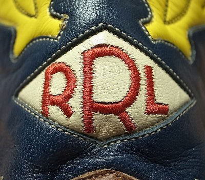 画像3: Double RL(RRL) NEW PLAINVIE BOOTS CLASSIC 青×茶 ダブルアールエル