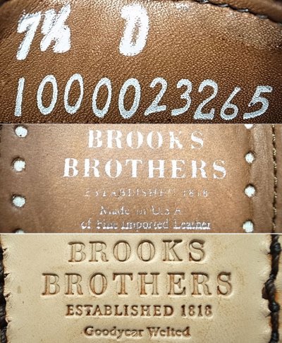 画像3: BROOKS BROTHERS Mcallister WG BUR Made by Allen Edmonds USA製 箱付