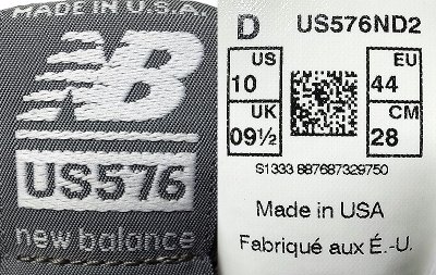 画像3: New Balance US576ND2  Made in USA ニューバランス US 576 アメリカ製 箱ナシ