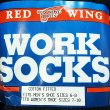 画像6: Deadstock 1980-90'S RED WING WORK Socks レッドウイング 白/黒 アメリカ製 (6)