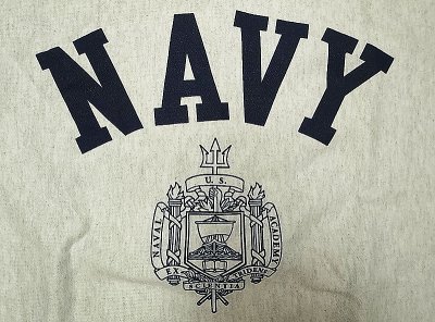 画像1: USNA (US Naval Academy) Champion® RW "NAVY"リバースウィーブ