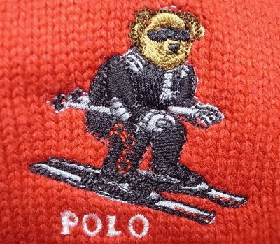画像2: POLO BEAR KNIT GLOVES ポロ・ベアー スキー刺繍 手袋 ニット・グローブ