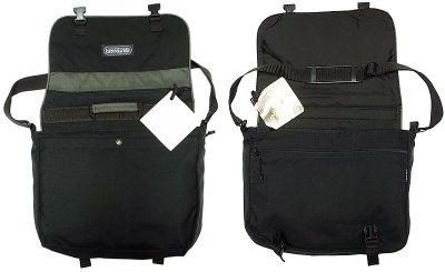 画像2: OUTDOOR PRODUCTS MESSENGER BAG BRIEFCASE NOS 黒×灰 アメリカ製