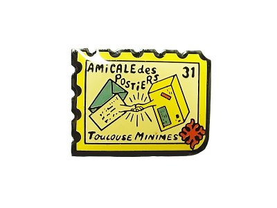 画像1: Vintage Pins（ヴィンテージ・ピンズ） #0565   "AMICALE des POSTIERS " Pins