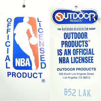 画像3: OUTDOOR PRODUCTS LA LAKERS Back Pack NOS デッドストック アメリカ製