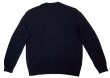 画像2: POLO Ralph Lauren BEAR Sweater ポロ・ベアークルーセーター 紺 リネン混 (2)