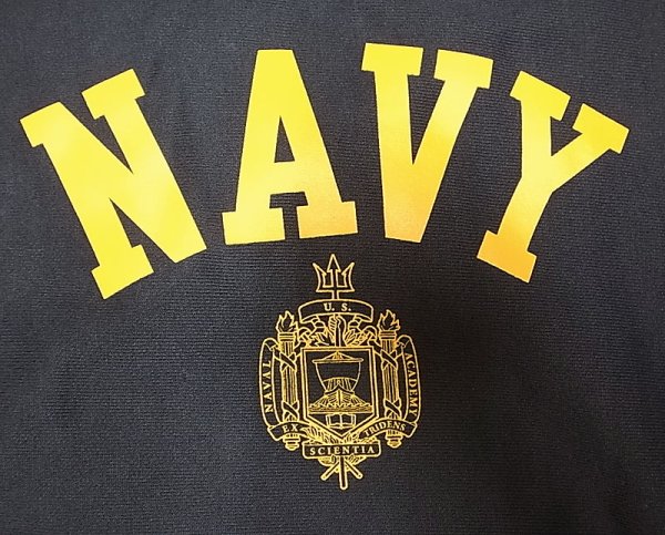 画像4: USNA (US Naval Academy) Champion® RW hoodie リバースウィーブ紺 (4)