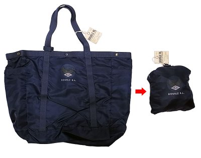 画像1: Double RL(RRL) Packable Tote Bag ダブルアールエル 折畳式 トートバッグ大