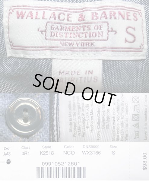 画像4: WALLACE & BARNES by J.Crew Plaid Flannel 紺 へヴィ・フランネルシャツ (4)