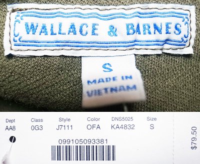 画像3: WALLACE & BARNES HBT Work Shirts ウォレス&バーンズ ワーク シャツ