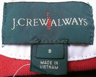 画像2: J.CREW Border Rugger Shirts 紺×赤 ジェイ・クルー ボーダー ラガーシャツ