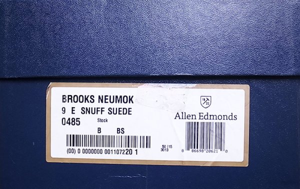 画像15: BROOKS BROTHERS NEUMOK SNUFF SUEDE NOS Made by Allen Edmonds (15)