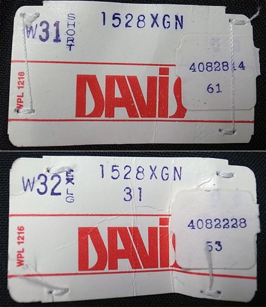 画像11: Deadstock 1980'S US.ARMY BLUE DRESS Trousers ライン入り DAVIS (11)