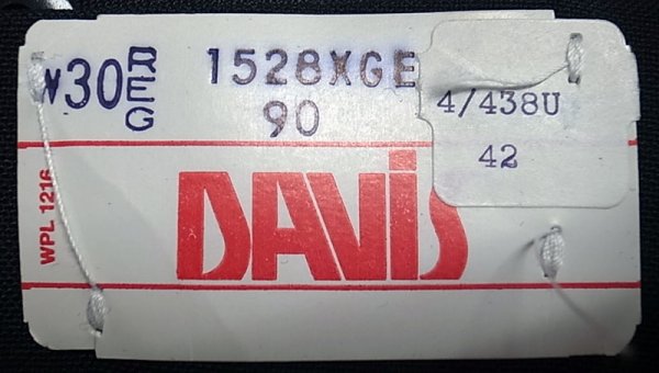 画像10: Deadstock 1980'S US.ARMY BLUE DRESS Trousers ライン入り DAVIS (10)