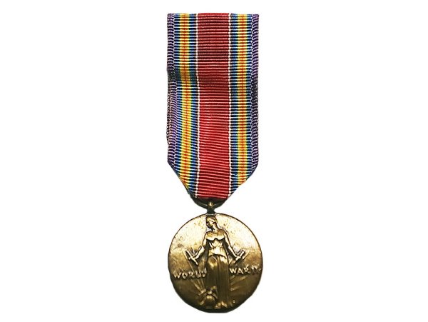 画像1: Deadstock US.Military Pins #629 World War II Victory Medal (US) Pin & Ribbon  (1)
