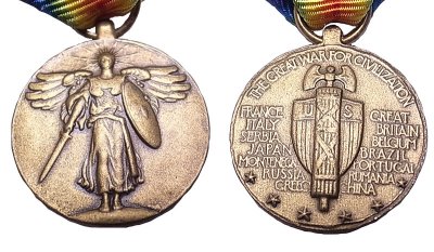 画像3: Deadstock US.Military Pins #628 World War I Victory Medal (US) Pin & Ribbon 