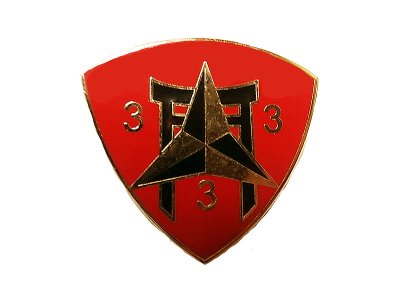 画像1: Deadstock US.Military Pins #643 USMC 3RD BATTALION 3RD MARINE REG