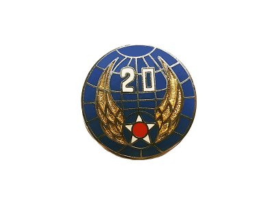 画像1: Deadstock US.Military Pins #658 USAF 20th AIR FORCE ROUND Pin 小