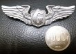 画像3: Deadstock US.Military Pins #675 US.ARMY Glider Pilot Pewter Wings Pin 大 (3)