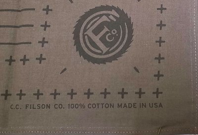 画像2: Filson Bandana #1 100%COTTON  Made in USA フィルソン・バンダナ アメリカ製