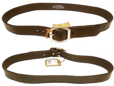 画像1: FILSON Highballer Belt Made in USA フィルソン ハイボーラーベルト アメリカ製 