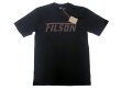 画像1: Filson Graphic Tee "FILSON " Faded Black フィルソン S/S Tee アメリカ製 (1)