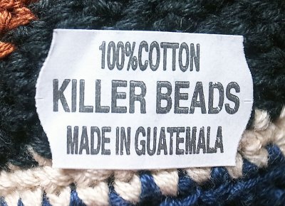 画像3: KILLER BEADS Dreadlocks Cotton Knit Cap ドレッドロックス帽 レゲエ・タム #92