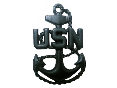 画像1: Deadstock US.Military Pins #694 USN "Foul Anchor" 米海軍　"絡み錨 "Pin 